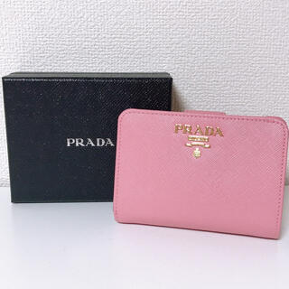 プラダ(PRADA)の美品 PRADA サフィアーノレザー財布(財布)