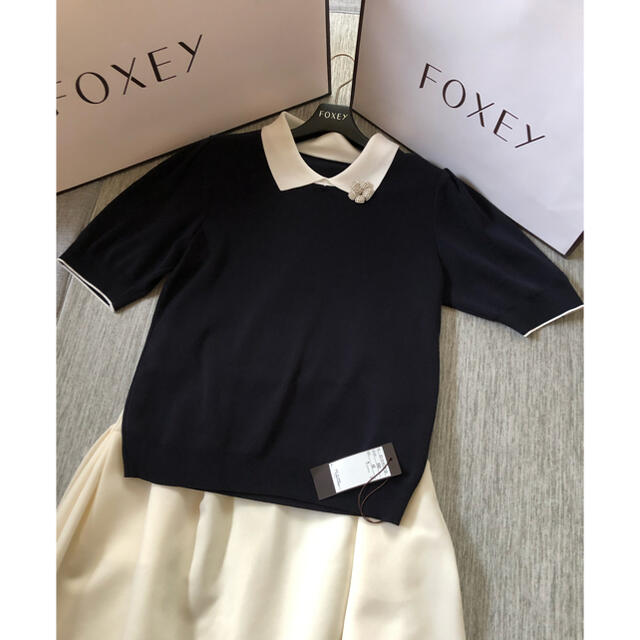 FOXEY(フォクシー)の新品未使用⭐️フォクシーKnit Top "Collette"42サイズ レディースのトップス(ニット/セーター)の商品写真