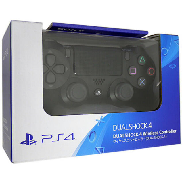 PS4 純正 ワイヤレスコントローラ DUALSHOCK4 ジェット・ブラックゲームソフト/ゲーム機本体