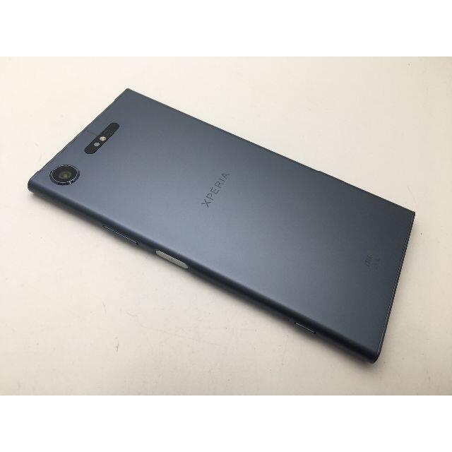 SIMフリー au XPERIA XZ1 SOV36 ブルー◆美品◆201なし