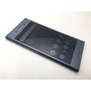 シャープ(SHARP)のSIMフリー au XPERIA XZ1 SOV36 ブルー◆美品◆201(スマートフォン本体)