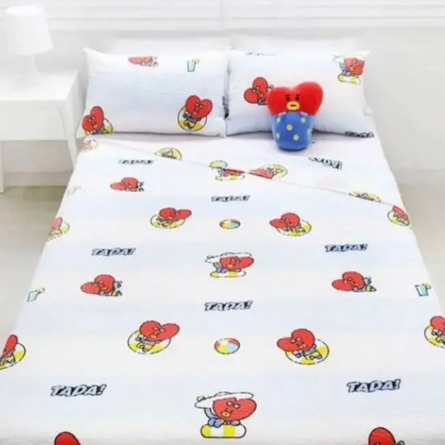 BTS BT21 TATA 掛け布団＋クッション枕セット テヒョン 防弾少年団