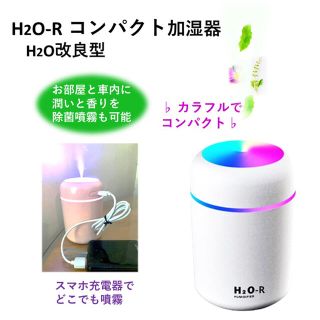 ことん様専用ページ　加湿器　H2O-R 次亜塩素酸水アロマ水対応(赤)(加湿器/除湿機)