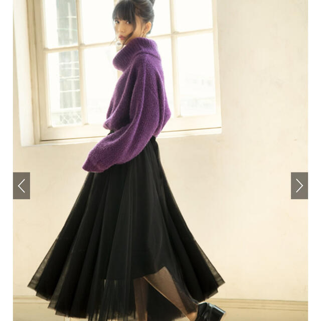 GRL(グレイル)の今田美桜着用　チュールスカート レディースのスカート(ロングスカート)の商品写真
