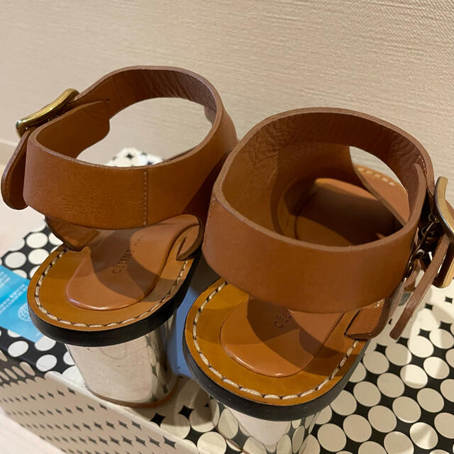 セリーヌ メタルヒール サンダル 36.5 セリーヌ メタルヒール サンダル 36.5
