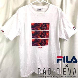 フィラ(FILA)のFILA × RADIO EVA コラボ　Tシャツ　フリーサイズ　ユニセックス(Tシャツ/カットソー(半袖/袖なし))