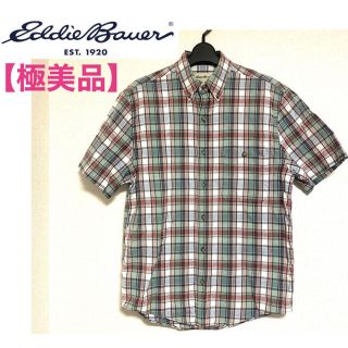 エディーバウアー(Eddie Bauer)の【極美品】Eddie Bauer  (エディーバウアー）シャツ  半袖　チェック(シャツ)