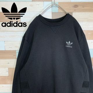 アディダス(adidas)のadidas アディダスオリジナルス スウェット トレーナー 黒色 3ストライプ(スウェット)