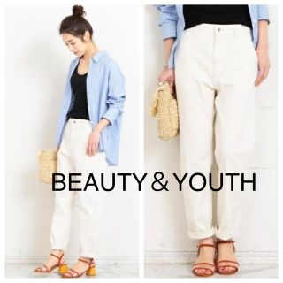 ビューティアンドユースユナイテッドアローズ(BEAUTY&YOUTH UNITED ARROWS)のビューティ＆ユース ユナイテッドアローズ  チノ テーパード９分丈 パンツ L(クロップドパンツ)