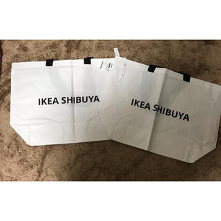 イケア(IKEA)のIKEA shibuya エコバック　白m2(エコバッグ)
