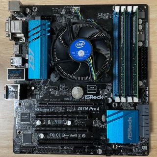 インテレクション(INTELECTION)のintel Core i5-4690 / ASRock Z97M(PCパーツ)