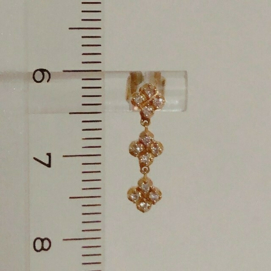 K10 ダイヤ ピアス 0.14ct 10金 1