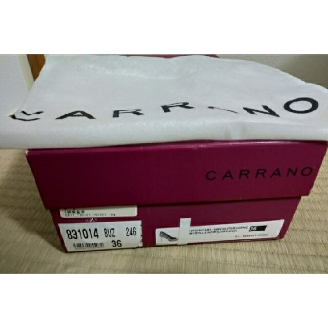 CARRANO カラーノ ハイヒールパンプス ホワイト 36