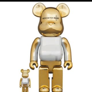 メディコムトイ(MEDICOM TOY)のBE@RBRICK MEDICOM TOY PLUS GOLD CHROME (その他)