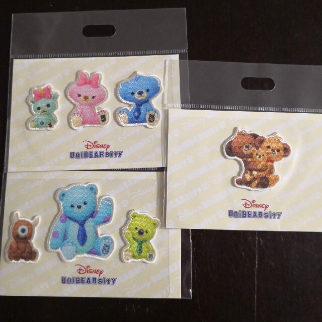 新品 ユニベアシティ ワッペン 刺繍シール ディズニー 3枚セット | フリマアプリ ラクマ