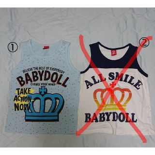 ベビードール(BABYDOLL)の男児BABY DOLLタンクトップ(Tシャツ/カットソー)