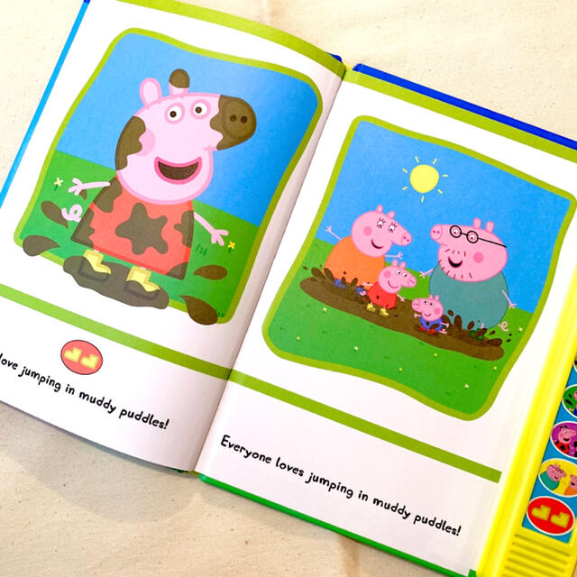 Disney(ディズニー)の【新品】ペッパピッグ 英語絵本 Peppa Pig ディズニージュニア 知育絵本 エンタメ/ホビーの本(絵本/児童書)の商品写真