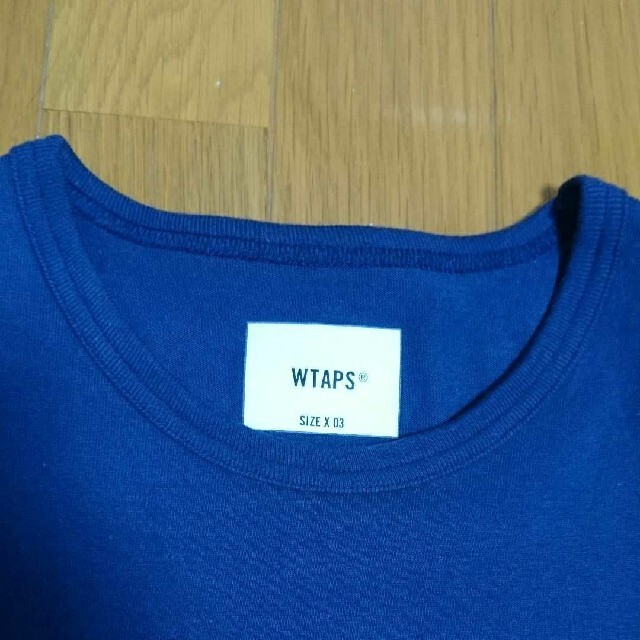 Wtaps FLAT 02 Tシャツ ネイビー Mサイズ