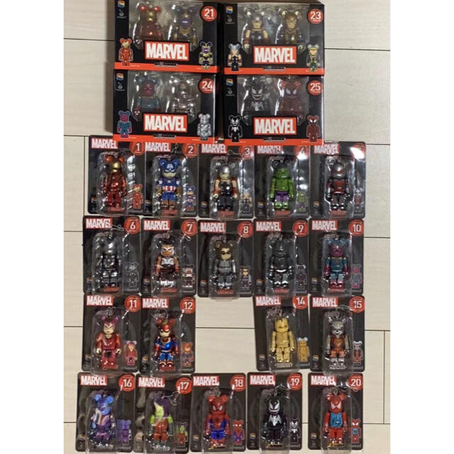 新品未開封】マーベル ベアブリック ベアブリック賞 全23種-