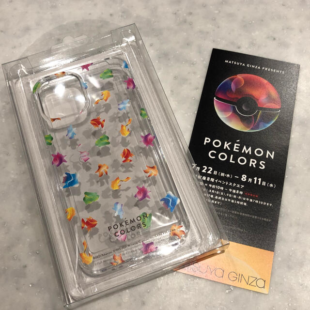 ポケモン(ポケモン)のポケモンカラーズ限定品‼︎『スマホケース』 iPhone12/12Pro対応 スマホ/家電/カメラのスマホアクセサリー(iPhoneケース)の商品写真