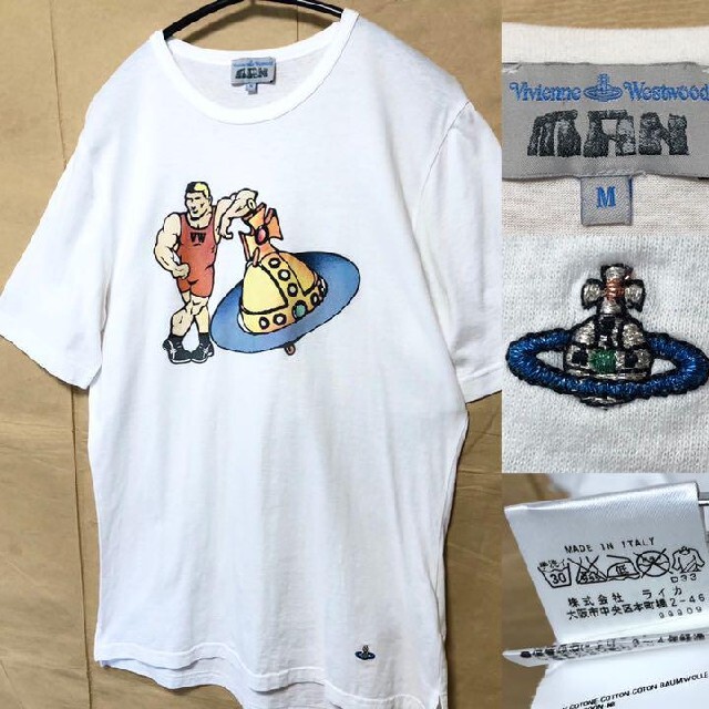 Vivienne Westwood MAN Tシャツ M 白 イタリア製