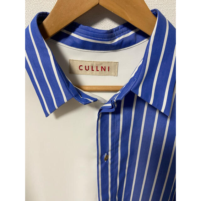 STUDIOUS(ステュディオス)のCULLNI クルニ ストライプシャツ 未使用 メンズのトップス(シャツ)の商品写真