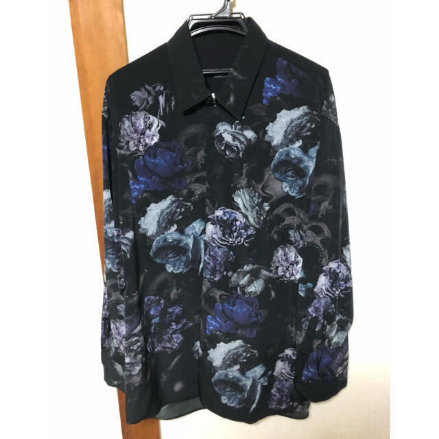 LAD MUSICIAN 20AW スカルフラワービッグシャツ 販売は超安いです