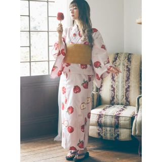 メゾンドフルール(Maison de FLEUR)のMaison de FLEUR 浴衣セット 下駄 帯(浴衣)