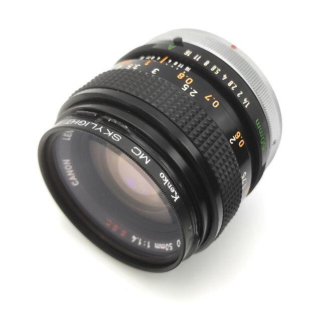 Canon(キヤノン)の9005 Canon A-1 + FD 50mm 1:1.4 + 199A スマホ/家電/カメラのカメラ(フィルムカメラ)の商品写真