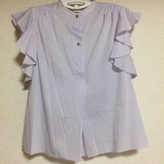 アクアガール(aquagirl)のaquagirl ストライプシャツ(シャツ/ブラウス(半袖/袖なし))
