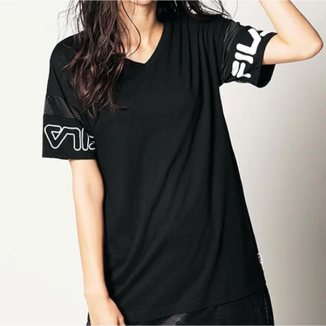 FILA(フィラ)のFILA 黒　Tシャツ　3L  新品未使用 メンズのトップス(Tシャツ/カットソー(半袖/袖なし))の商品写真