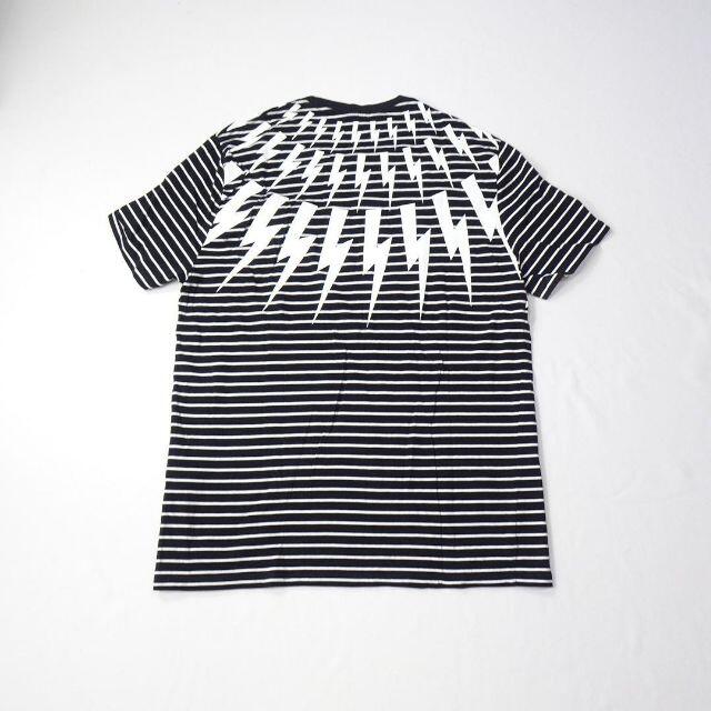 通常の使用感のお品DNeil Barrett　ニールバレット　サンダー　ボーダー　Tシャツ