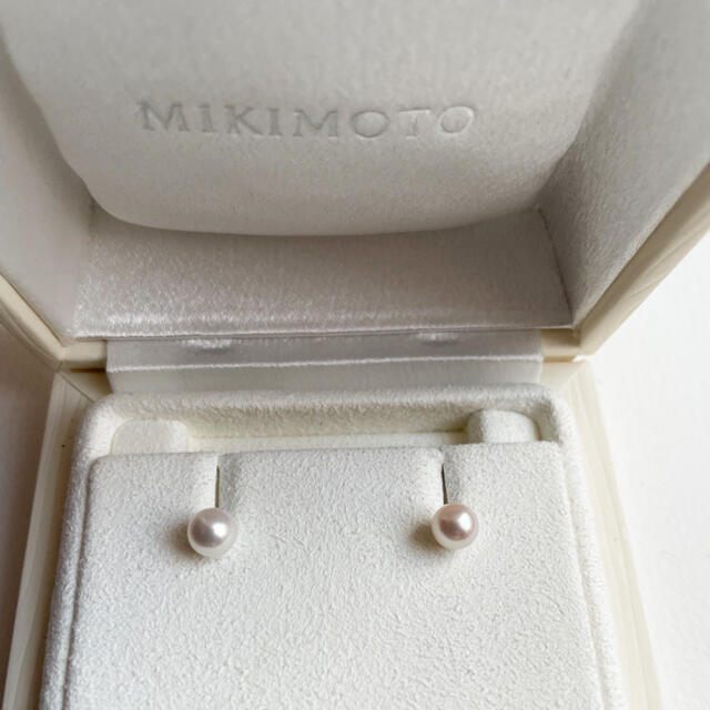 MIKIMOTO 一粒パールピアス K18YG