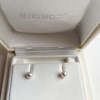 ミキモト(MIKIMOTO)のMIKIMOTO 一粒パールピアス K18YG(ピアス)