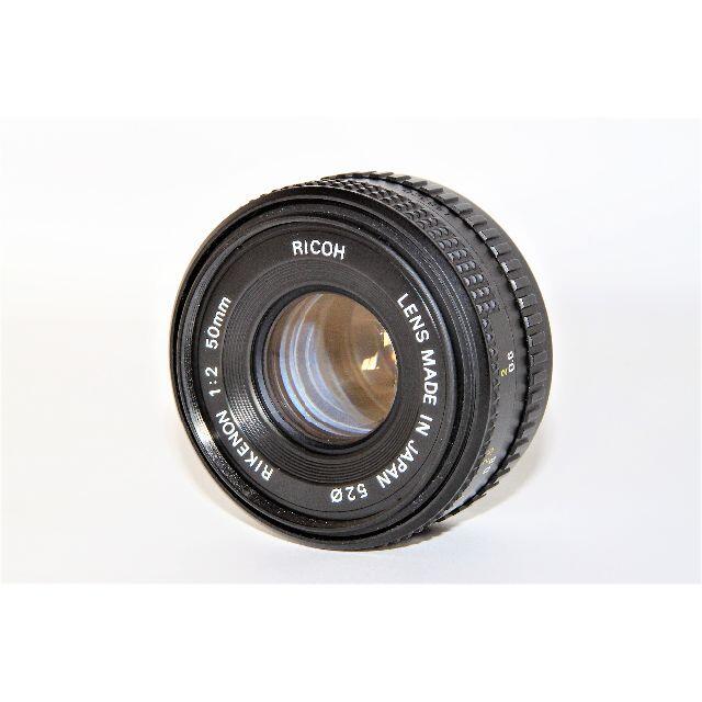 RICOH(リコー)のRICOH RIKENON 50mm F2 PENTAX Kマウント スマホ/家電/カメラのカメラ(レンズ(単焦点))の商品写真