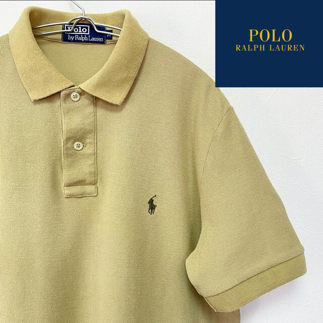 POLO RALPH LAUREN(ポロラルフローレン)のPolo Ralph Lauren ポロラルフローレン ベージュ 半袖ポロシャツ メンズのトップス(ポロシャツ)の商品写真