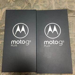 Motorola simフリー「Moto g8 plus」2台セット(スマートフォン本体)