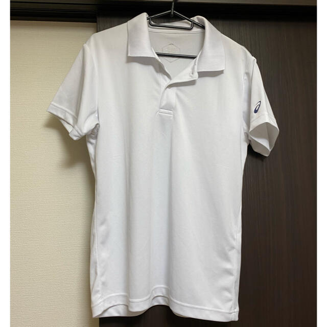 asics(アシックス)のアシックス　ポロシャツ　白 メンズのトップス(ポロシャツ)の商品写真