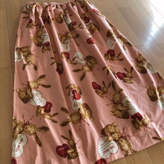 通販再入荷 PINK HOUSE/ピンクハウス うさぎドット柄ブラウススカート