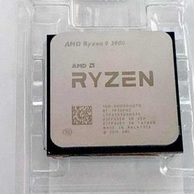 AMDRyzen 9 3900 バルクPCパーツ