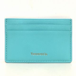 ティファニー(Tiffany & Co.)のティファニー カードケース - レザー(名刺入れ/定期入れ)