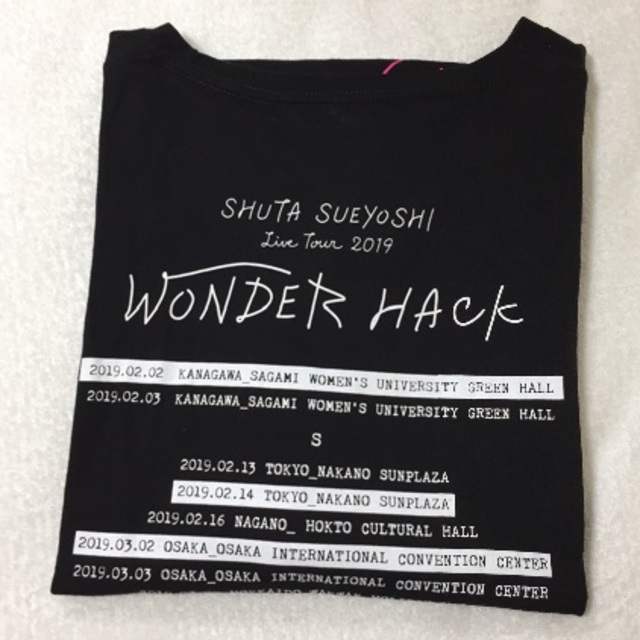 AAA(トリプルエー)のAAA 末吉秀太 Wonder Hack Tシャツ 黒M エンタメ/ホビーのタレントグッズ(ミュージシャン)の商品写真