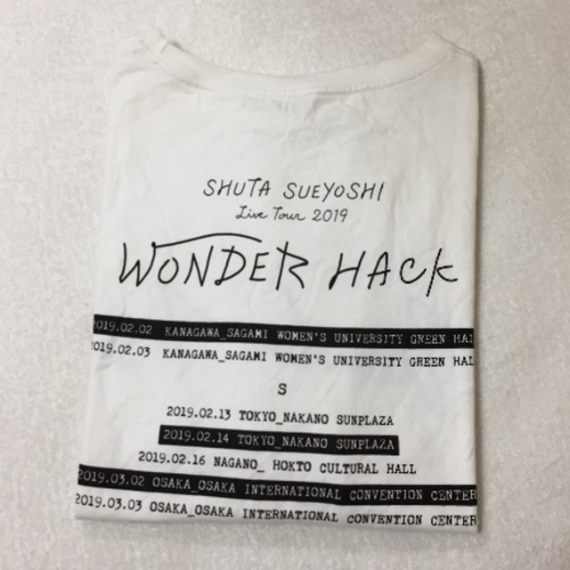 AAA(トリプルエー)のAAA 末吉秀太 Wonder Hack Tシャツ 白M エンタメ/ホビーのタレントグッズ(ミュージシャン)の商品写真