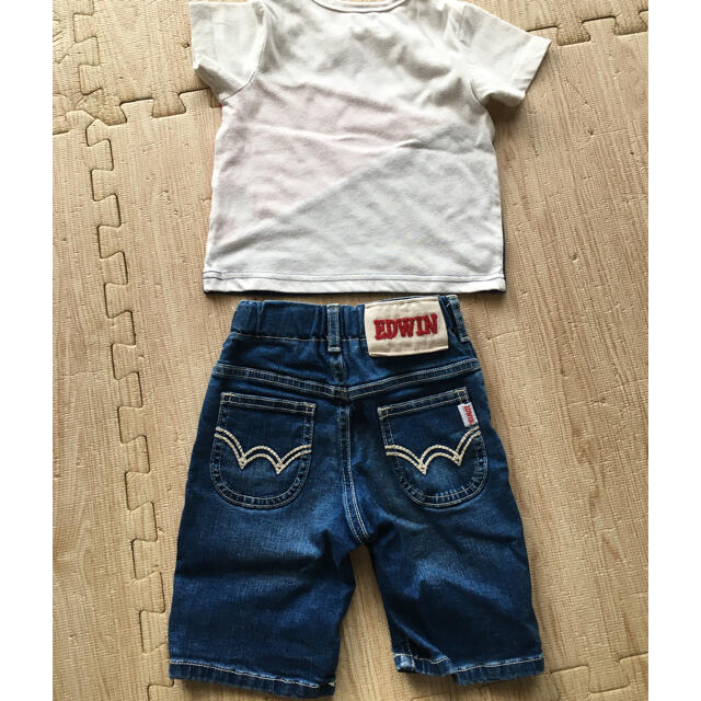 EDWIN(エドウィン)のEDWIN 上下セット 男の子 キッズ/ベビー/マタニティのキッズ服男の子用(90cm~)(Tシャツ/カットソー)の商品写真