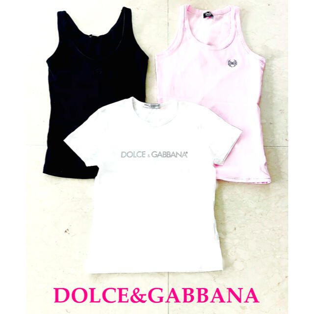 DOLCE&GABBANA ドルガバ　Tシャツ　タンクトップ　3枚セット