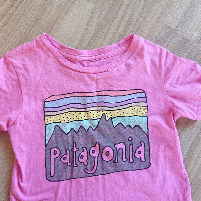 patagonia(パタゴニア)のpatagonia パタゴニア キッズTシャツ 3Tサイズ キッズ/ベビー/マタニティのキッズ服女の子用(90cm~)(Tシャツ/カットソー)の商品写真