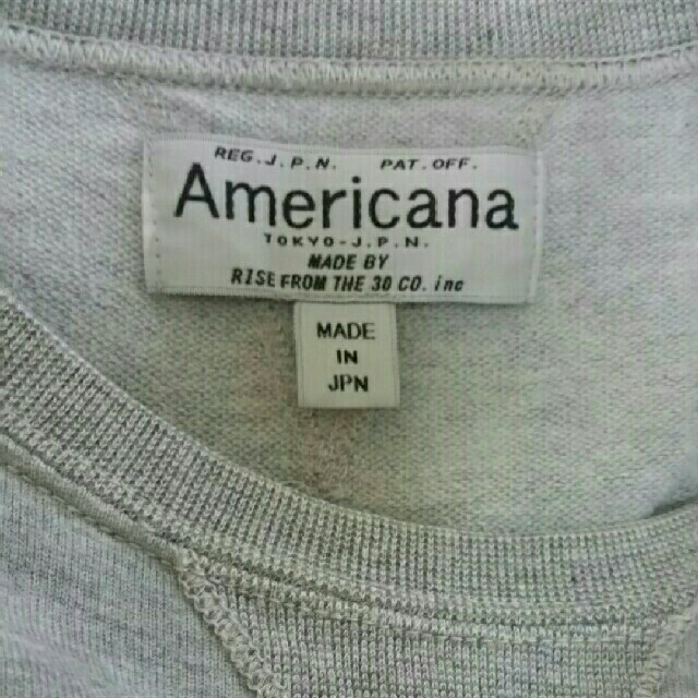 Americana 別注 半袖スウェット カーキ◆未使用