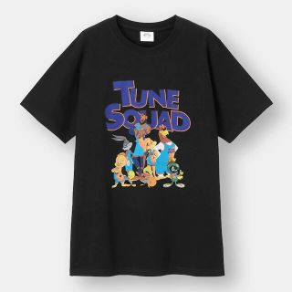 ジーユー(GU)のGU SPACE JAM グラフィックT Tシャツ BLACK L(Tシャツ/カットソー(半袖/袖なし))