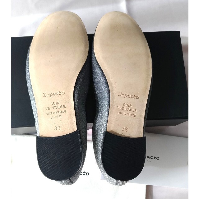 repetto(レペット)の新品　レペット 38 (23.5cm) キラキラのラメ 　グラデーション レディースの靴/シューズ(バレエシューズ)の商品写真