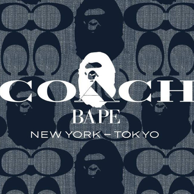 A BATHING APE(アベイシングエイプ)のBAPE X COACH CANVAS TOTE送料込み　値下げ メンズのバッグ(トートバッグ)の商品写真